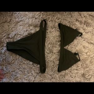 Hunter green bikini